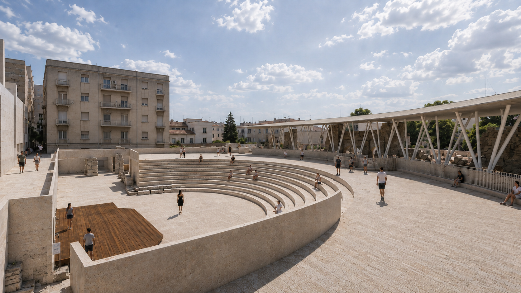 Teatro Romano di Teramo, immagine di progetto